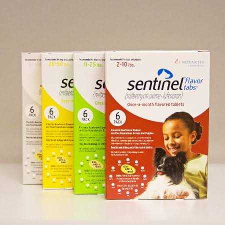 Alternative view of Sentinel Flavor Tabs for Dogs