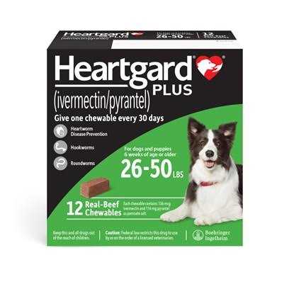 Heartgard Plus Chewables for Dogs 1-25 lbs