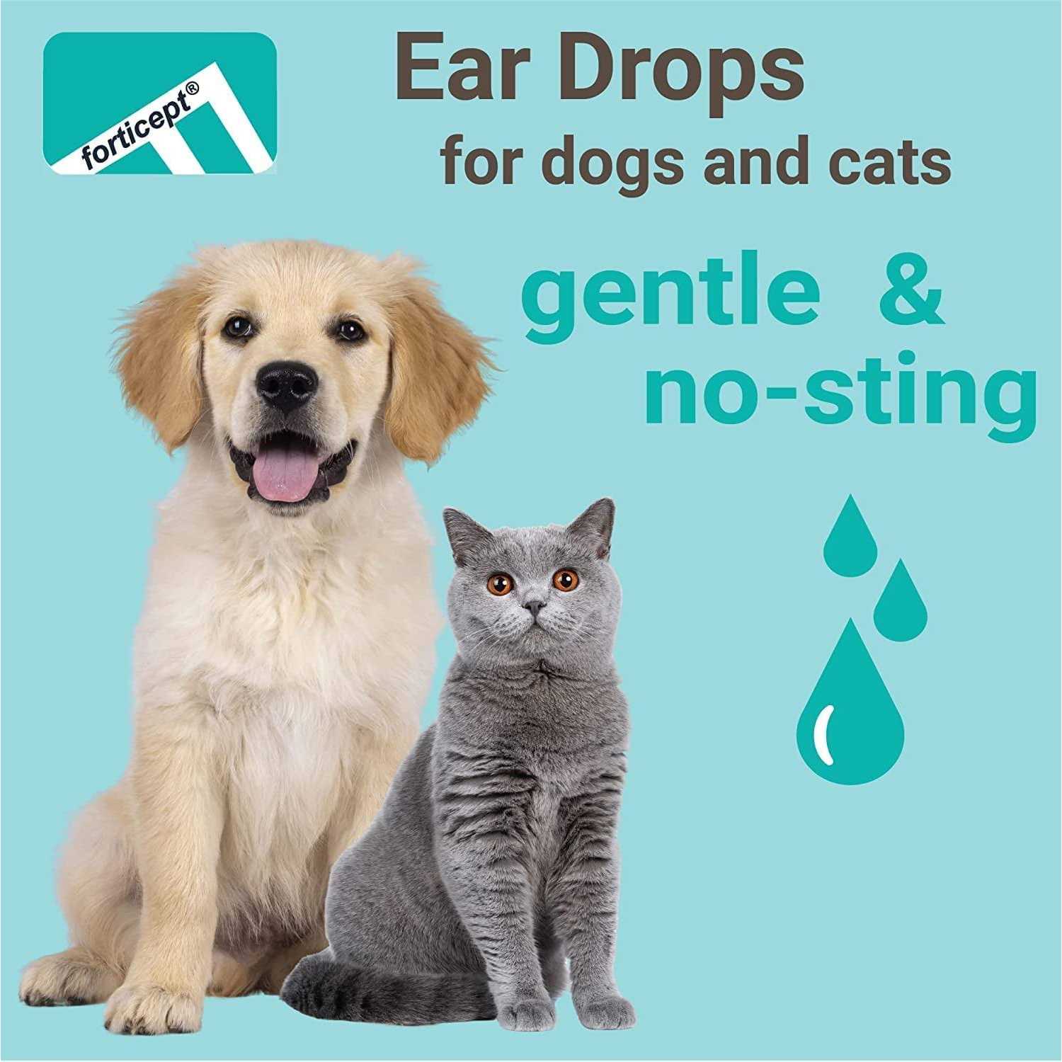 Alternative view of Forticept Yeast Ear Infection & Itch Relief Cat & Dog Ear Wash Cleaner