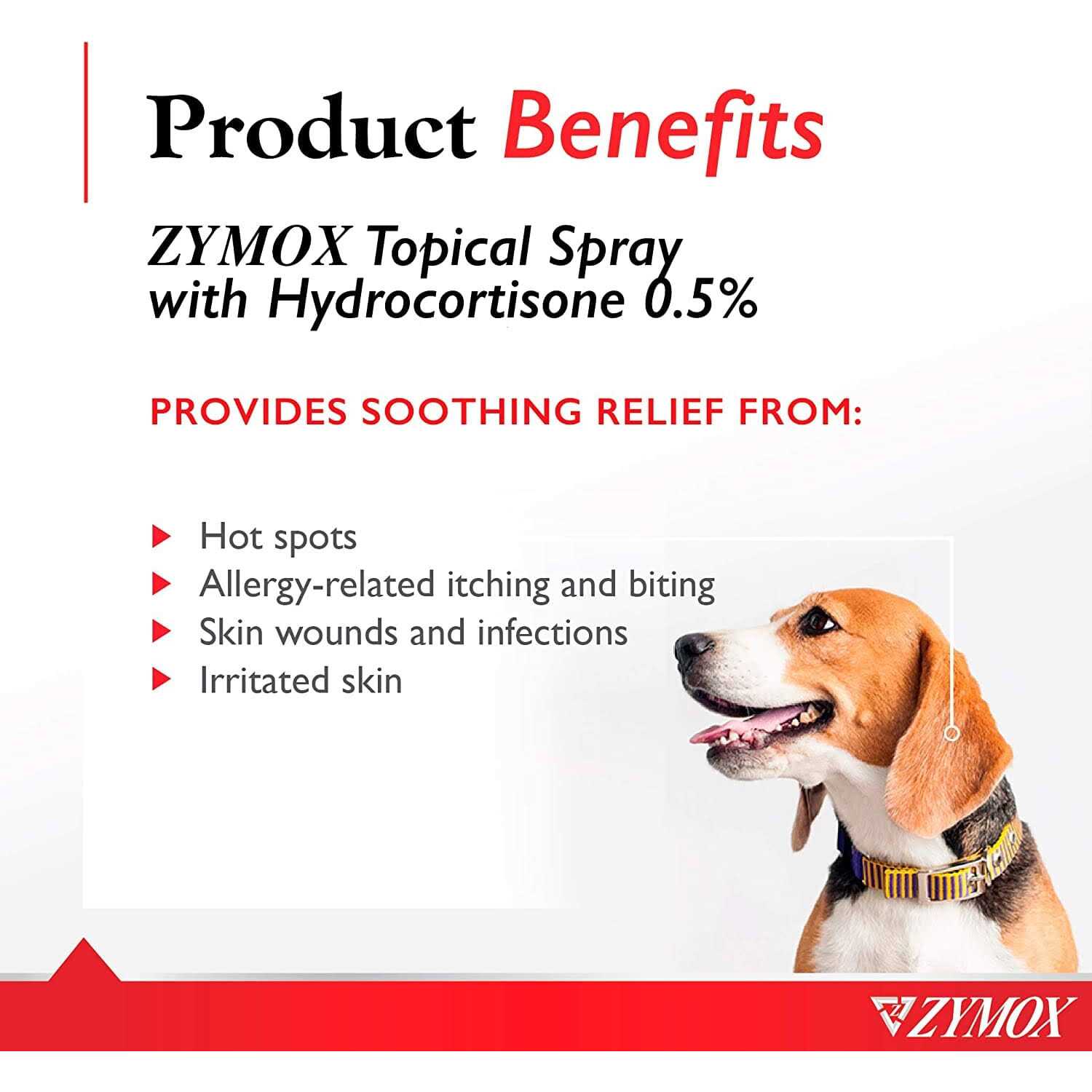 Alternative view of Zymox Hydrocortisone Topical Spray