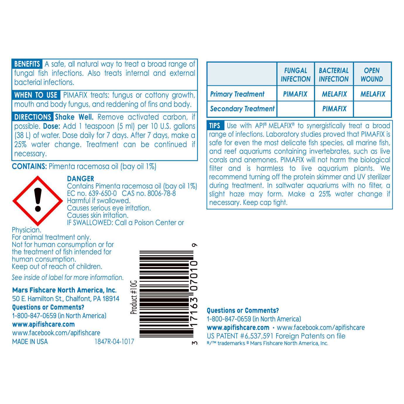 Alternative view of API MelaFix Fish Remedy