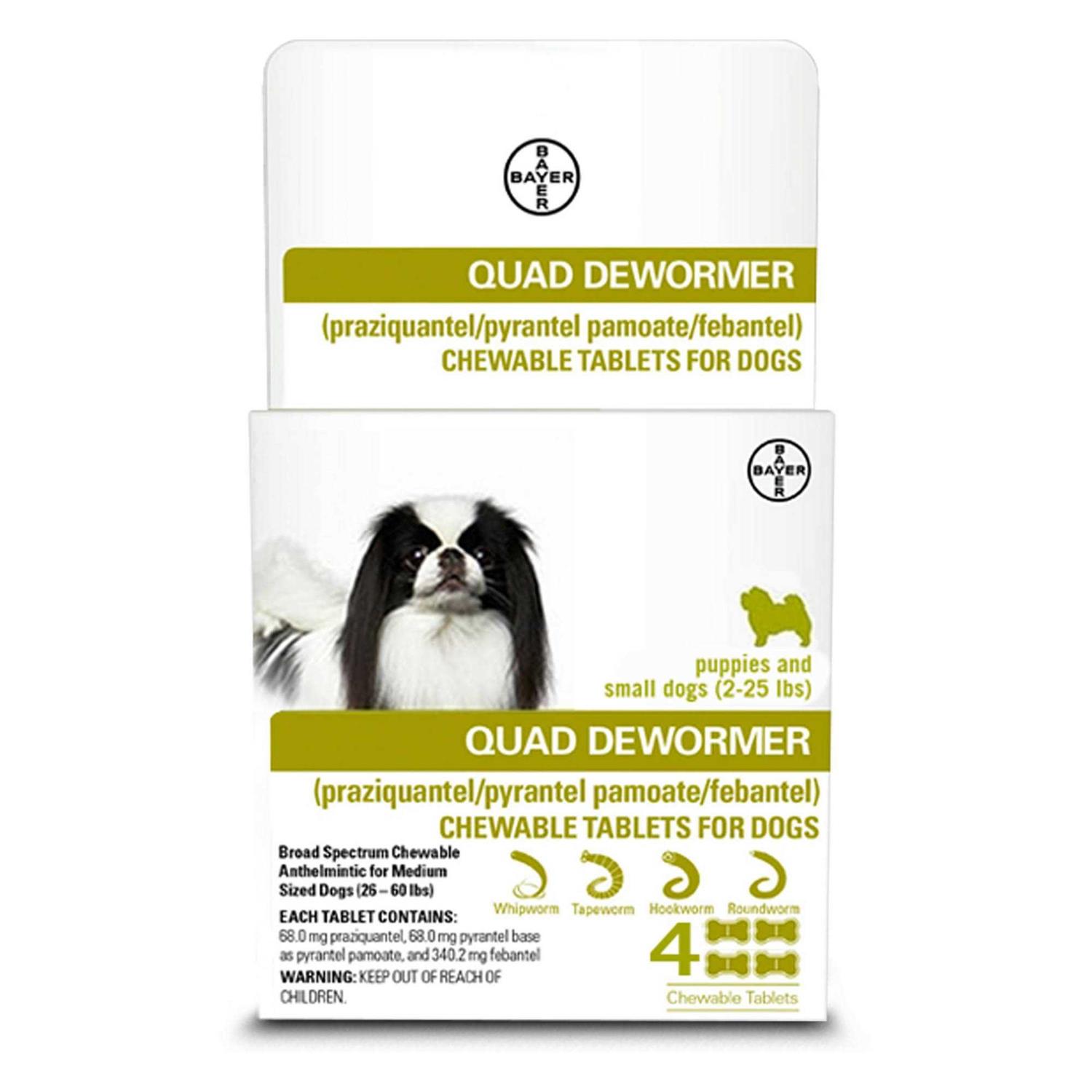 Alternative view of Bayer Quad Dewormer for Small Dogs