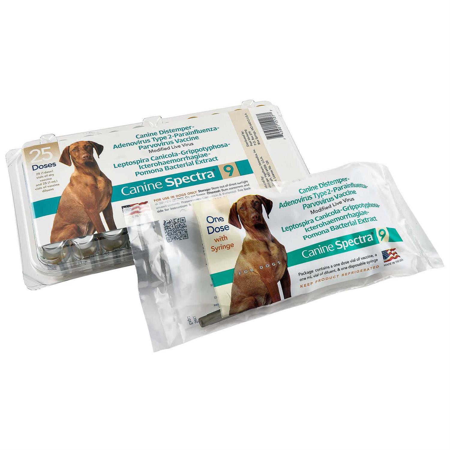 Alternative view of Canine Spectra 9 Dog Vaccine