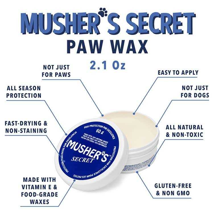 Alternative view of Musher's Secret Pet Paw Protection Wax
