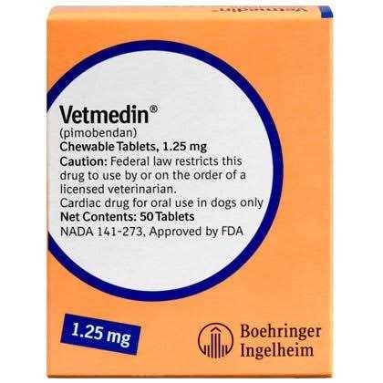 Alternative view of Vetmedin Chewable Tablets 1.25mg