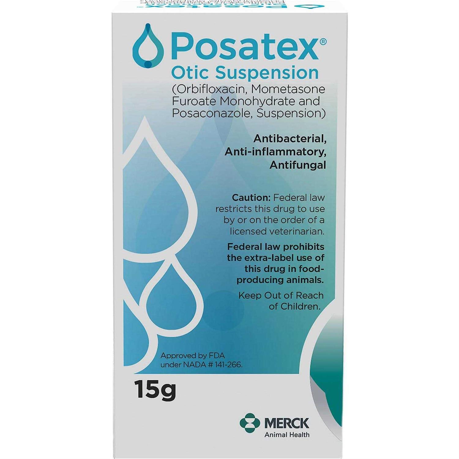 Posatex 15-g Otic Suspension for Dogs