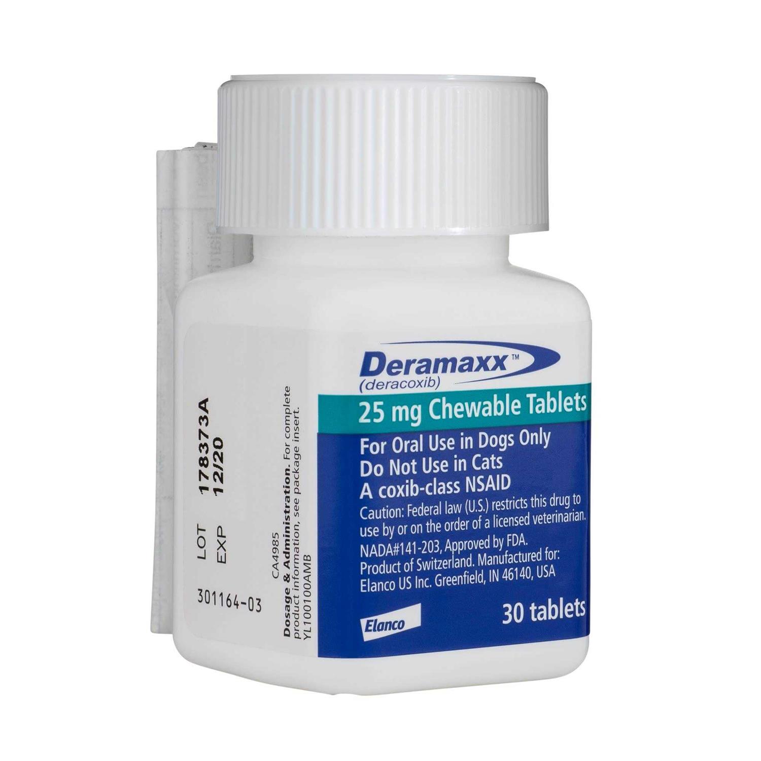 Alternative view of Deramaxx Chewable Tablets