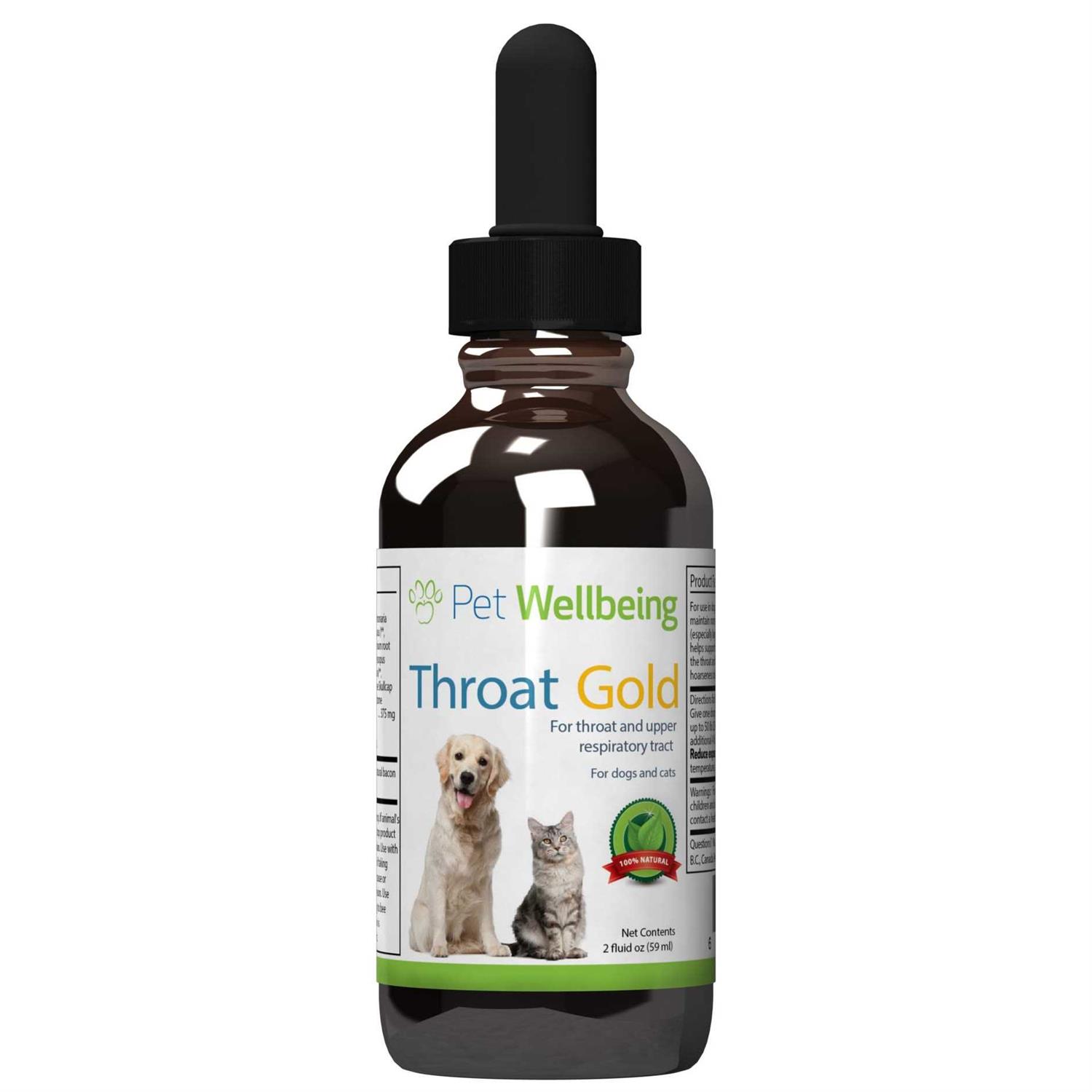 Pet Wellbeing Throat Gold for Dogs