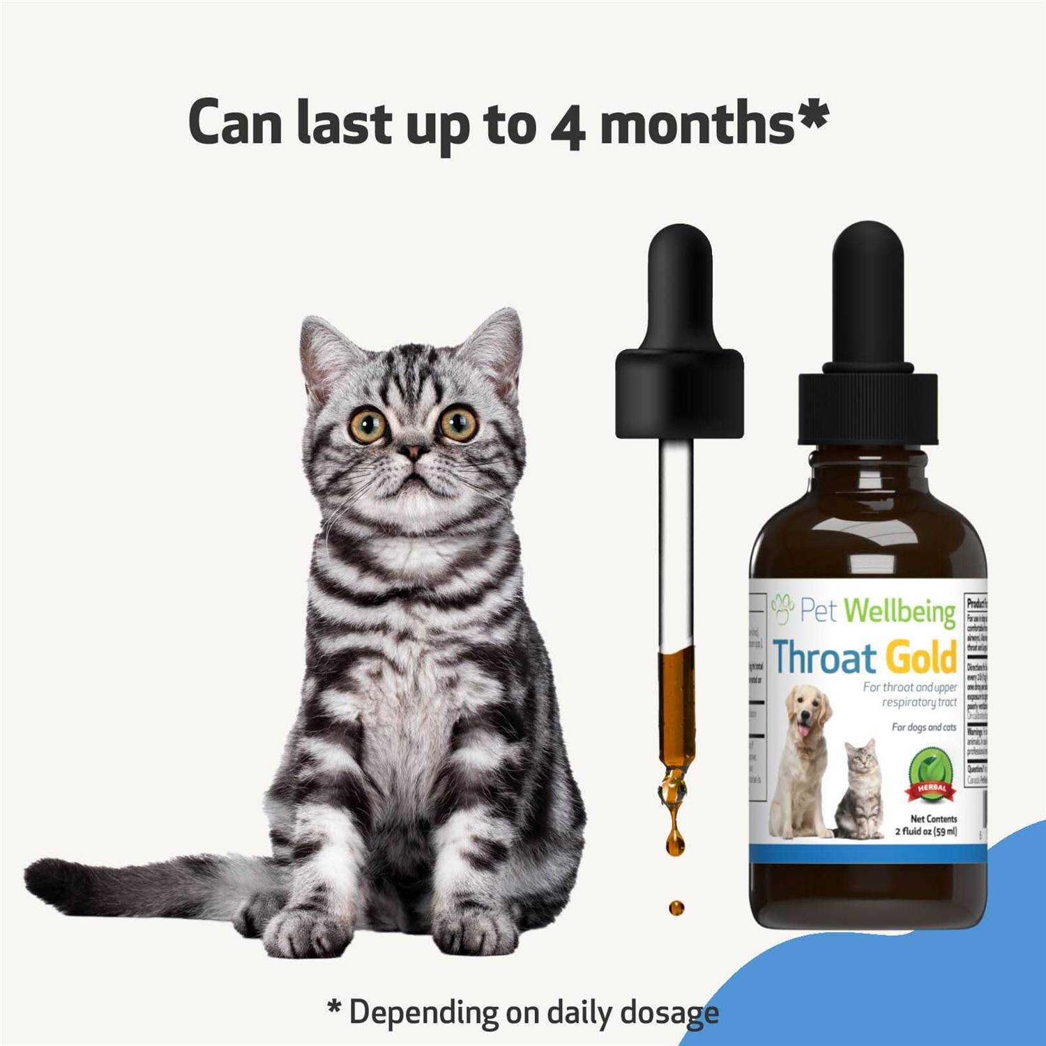 Alternative view of Pet Wellbeing Throat Gold for Dogs