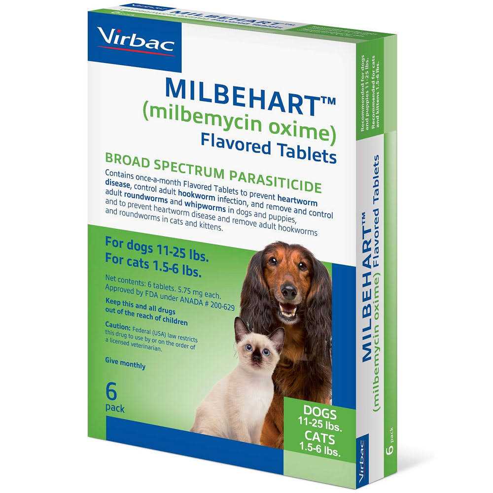 Alternative view of Milbehart Flavored Tablets for Dogs 11-25 lbs