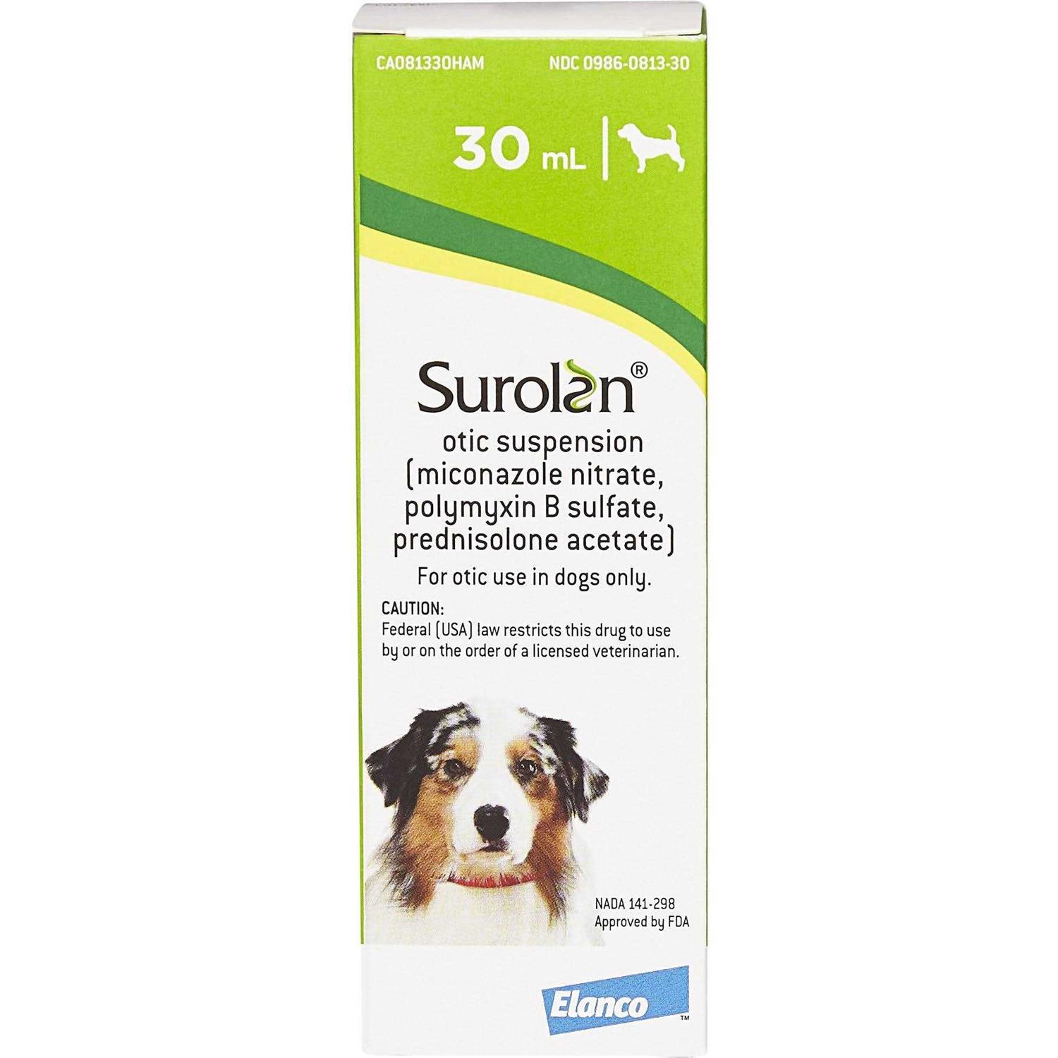 Surolan Otic Suspension for Dogs