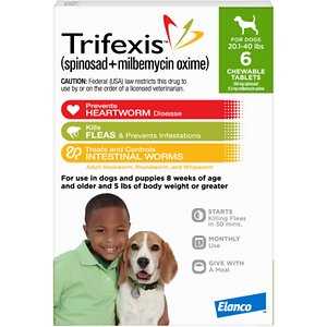 Trifexis 6pk Dog 20.1-40 Lbs