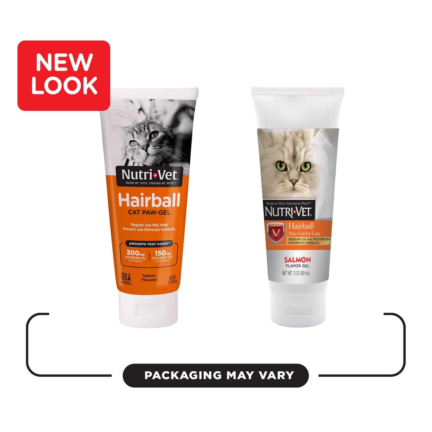 Alternative view of Nutri-Vet Hairball Paw Gel Salmon