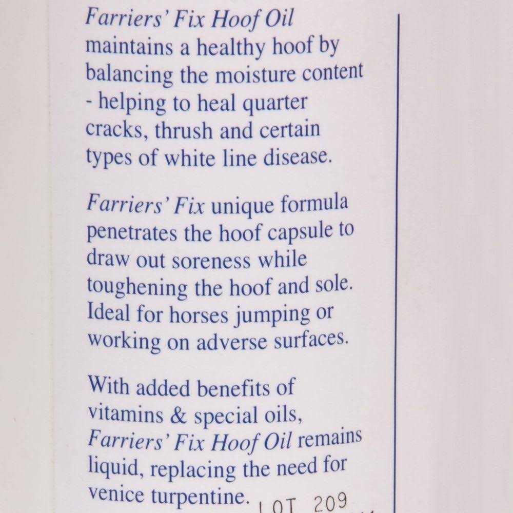 Alternative view of Farriers Fix Hoof Oil