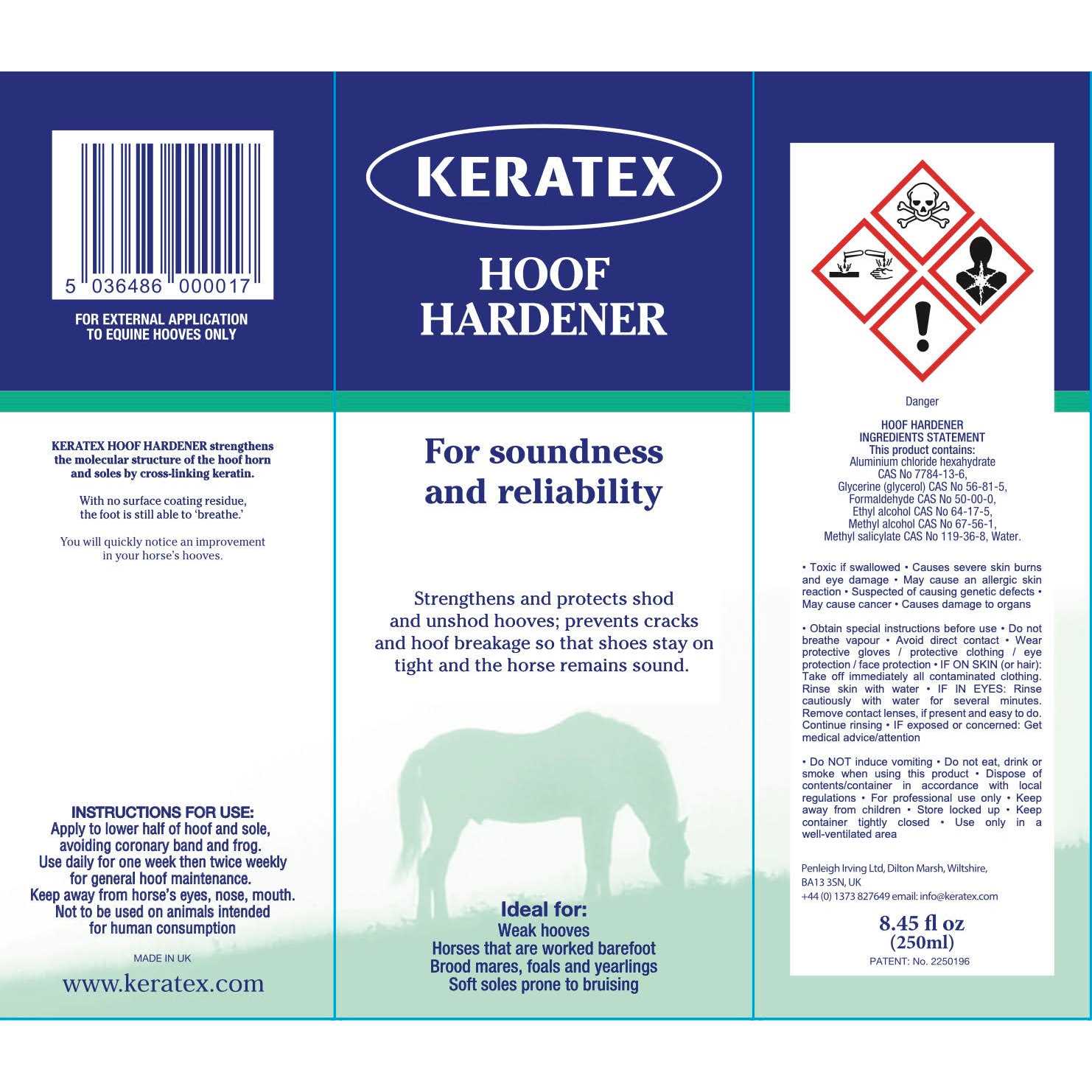 Alternative view of Keratex Hoof Hardener