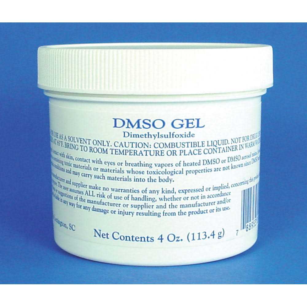 Alternative view of DMSO Gel