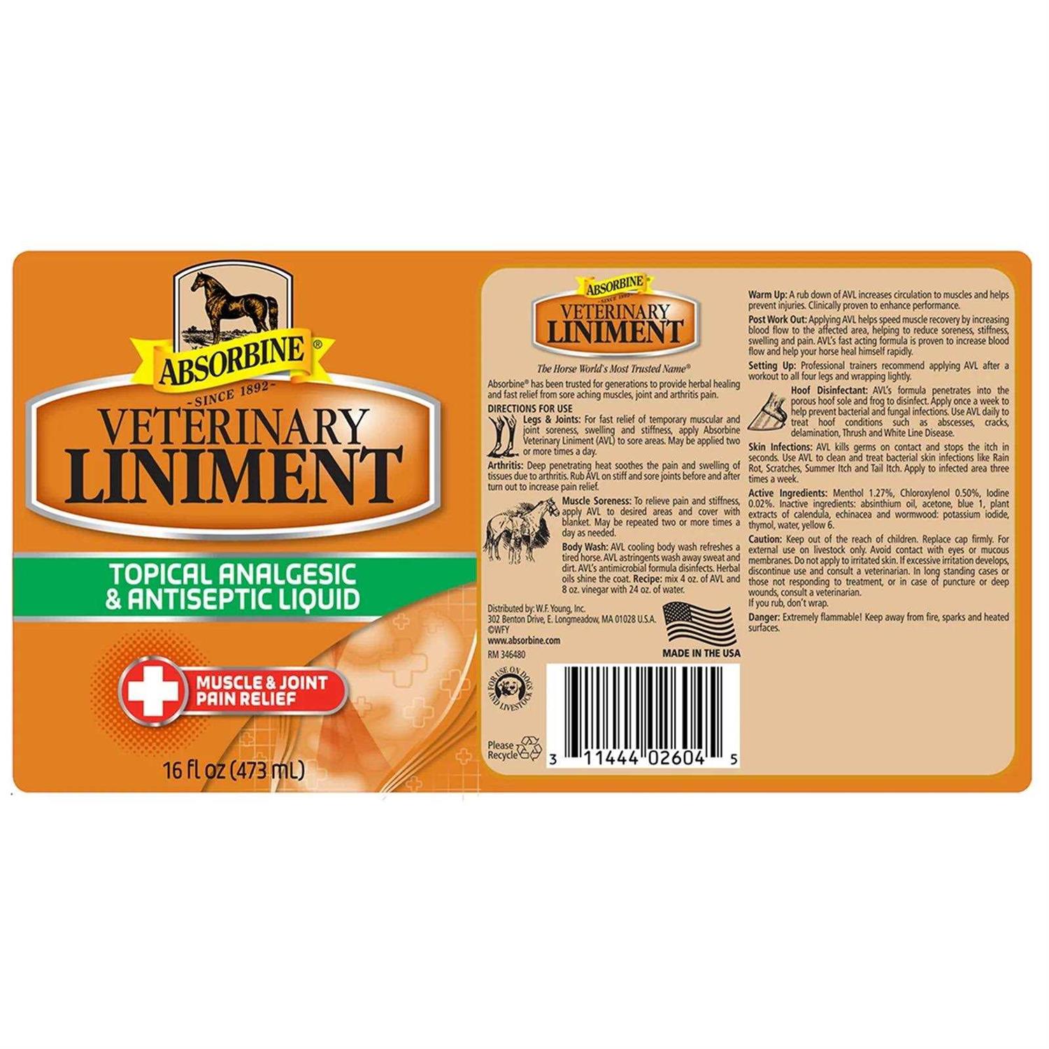 Alternative view of Absorbine Veterinary Liniment