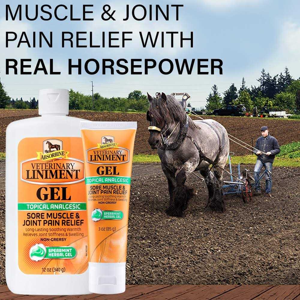 Alternative view of Absorbine Veterinary Liniment Gel Topical Menthol Analgesic Rub for Sore Muscle