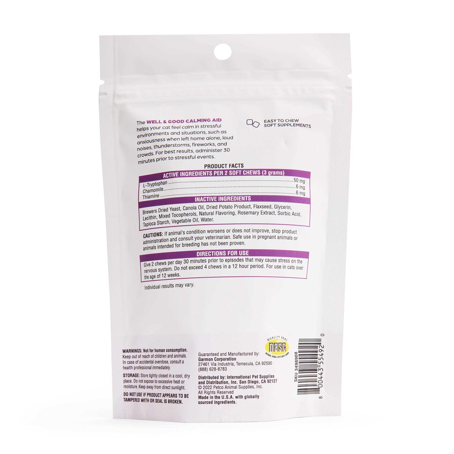 Alternative view of Well & Good Calming Cat Soft Chews