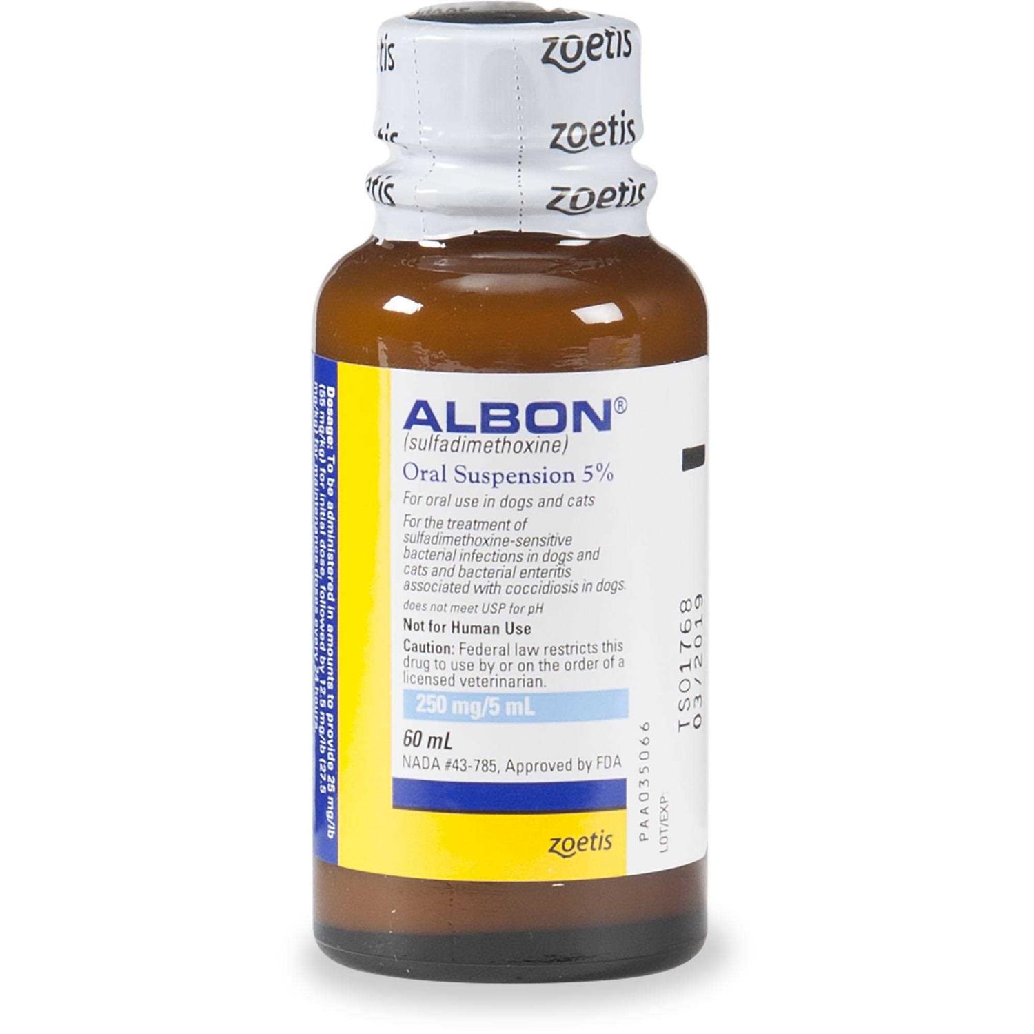 Albon 5% Oral Suspension