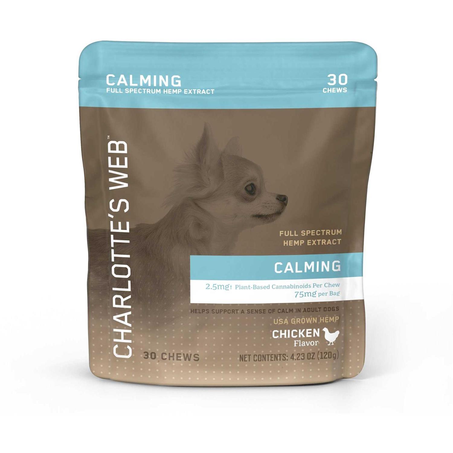 Charlotte's Web Calming Chews for Dogs