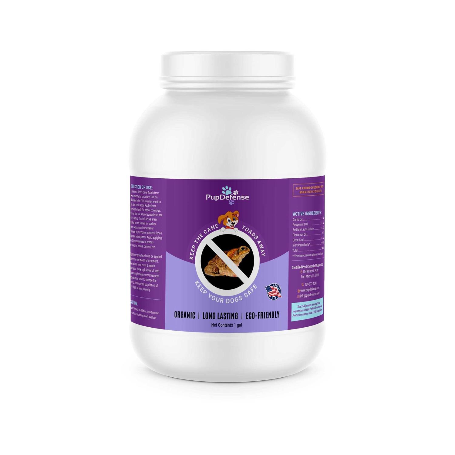 Pupdefense Granules Cane Toad/Sonoran Desert Toad Deterrent