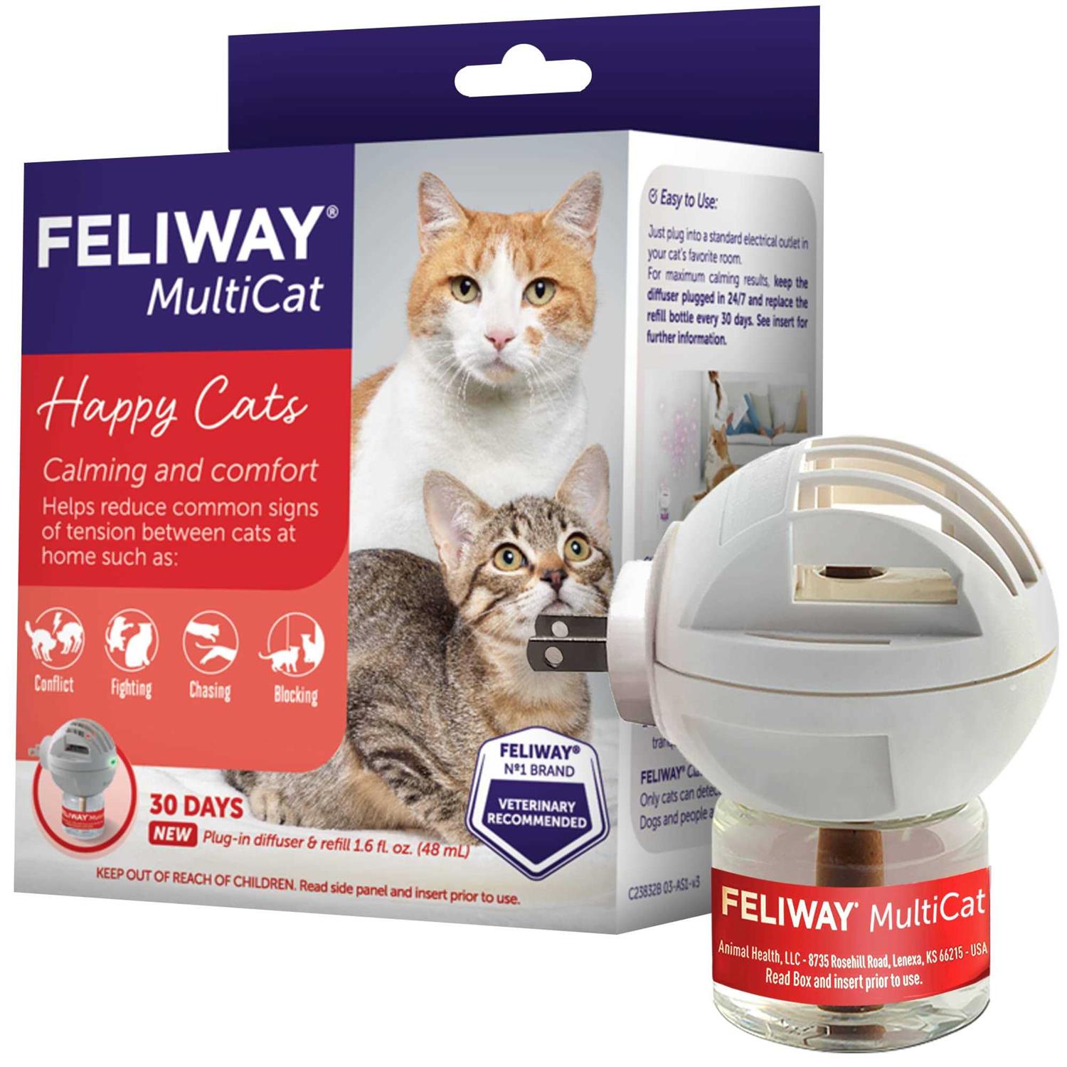 Feliway MultiCat 30-Day Diffuser Starter Kit