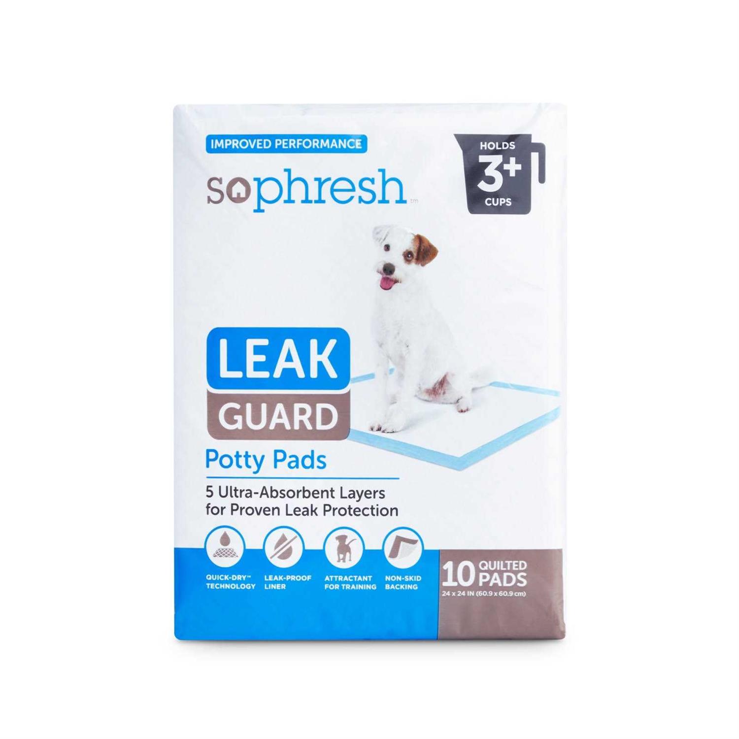 So Phresh Large Leak Guard Quilted Potty Pads
