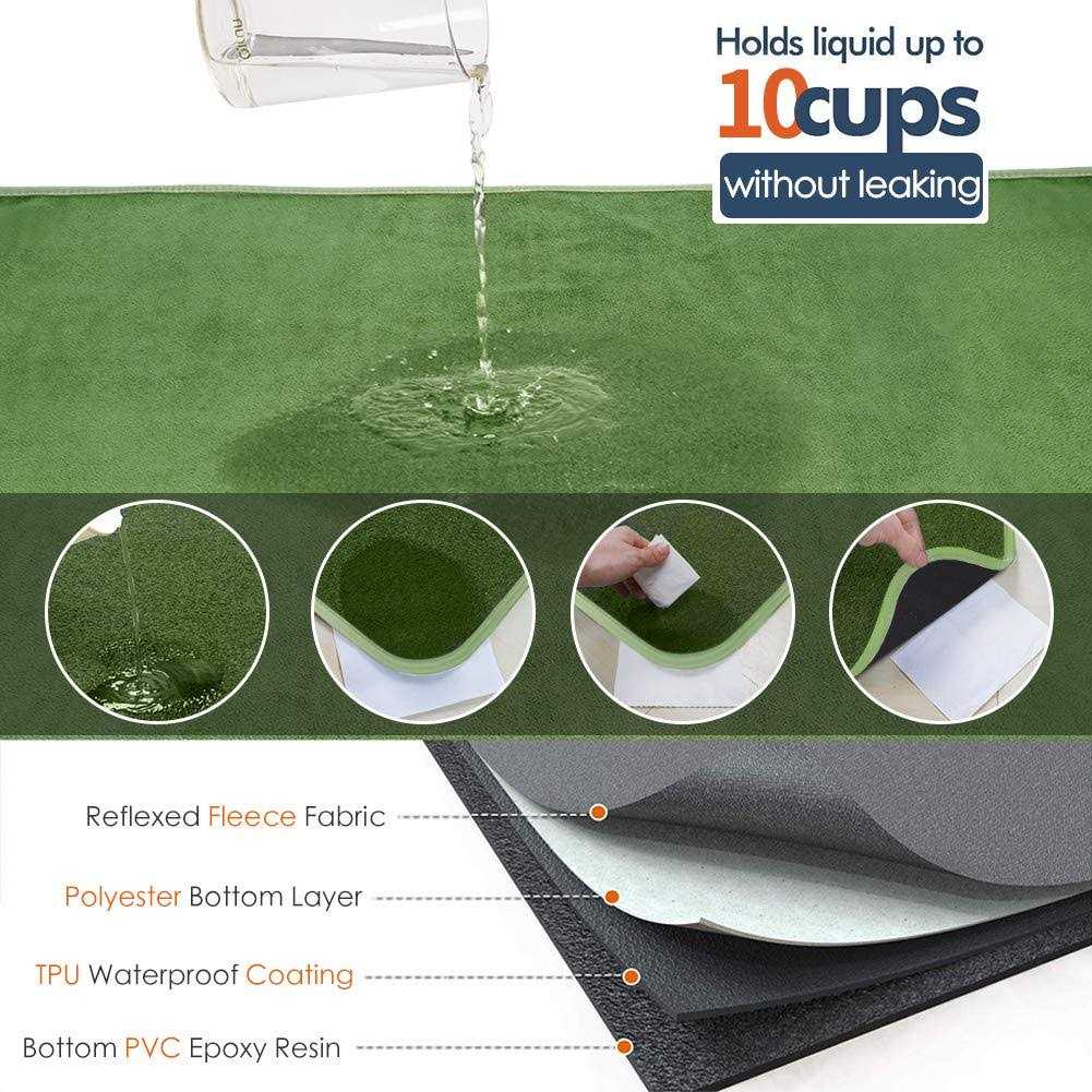 Alternative view of ULIGOTA Washable Pee Pads for Dogs 65x45/72x72 Extra Large Reusable Pee Pads Waterproof Pet Mat