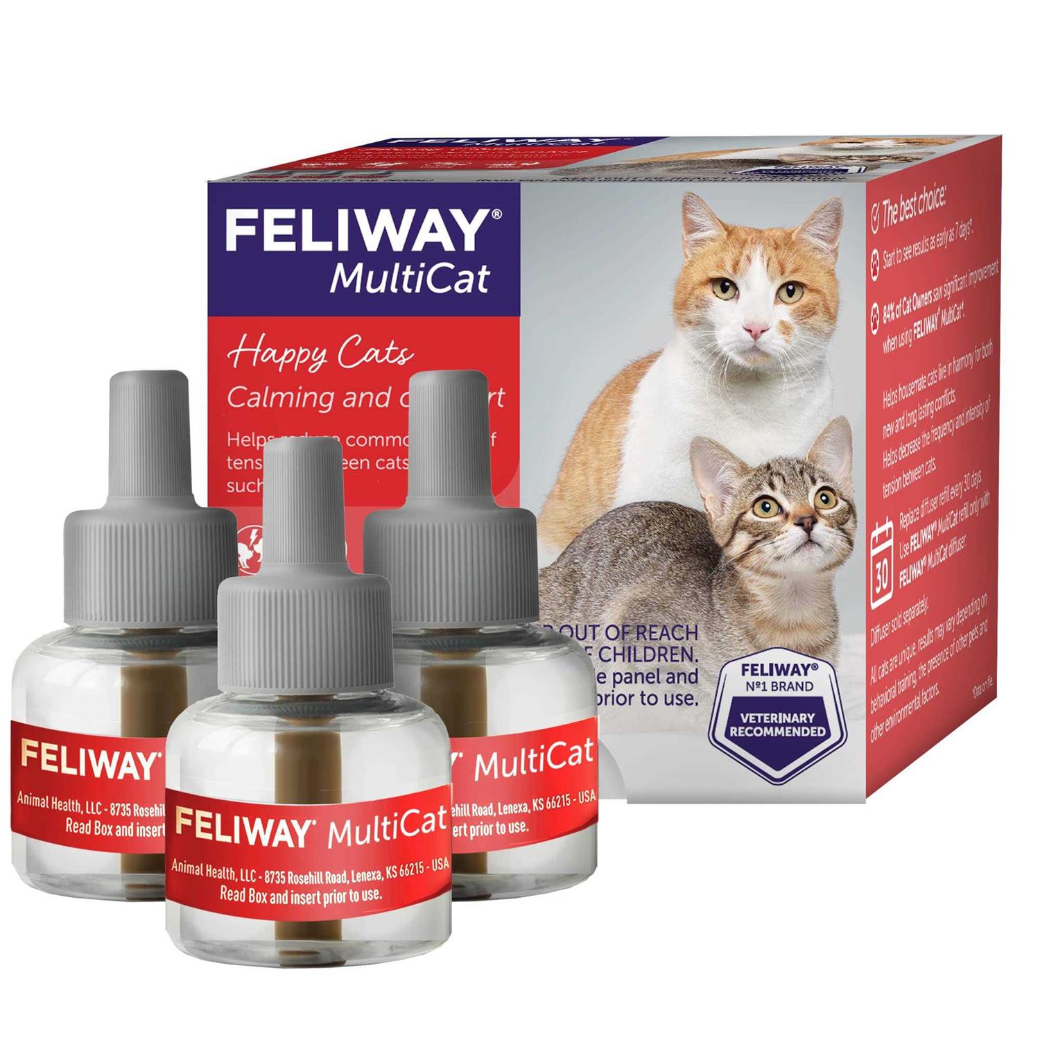 Feliway Multicat 3-Pack Refill
