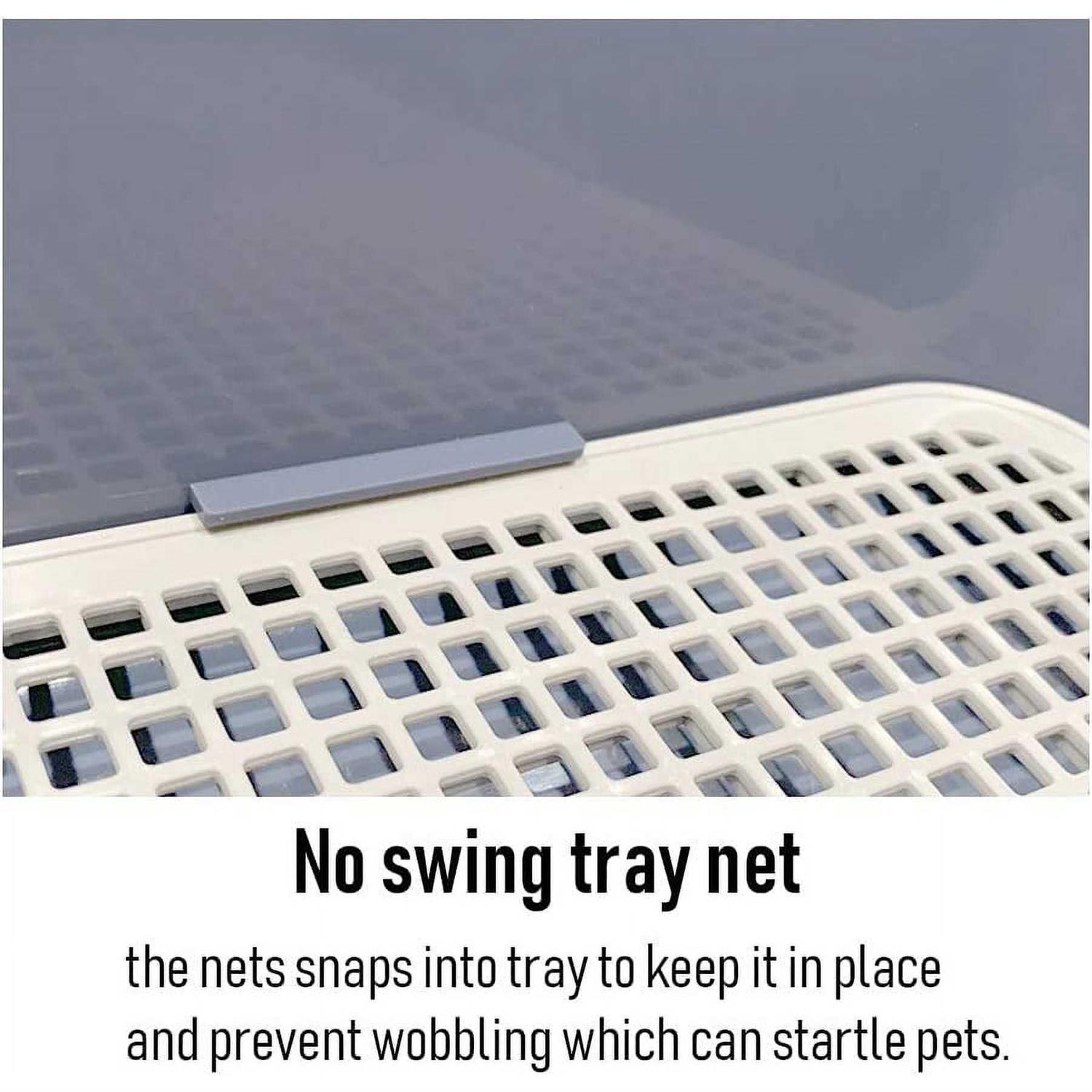 Alternative view of PS KOREA Indoor Dog Potty Tray with Protection Wall Every Side for No Leak, Spill, Accident