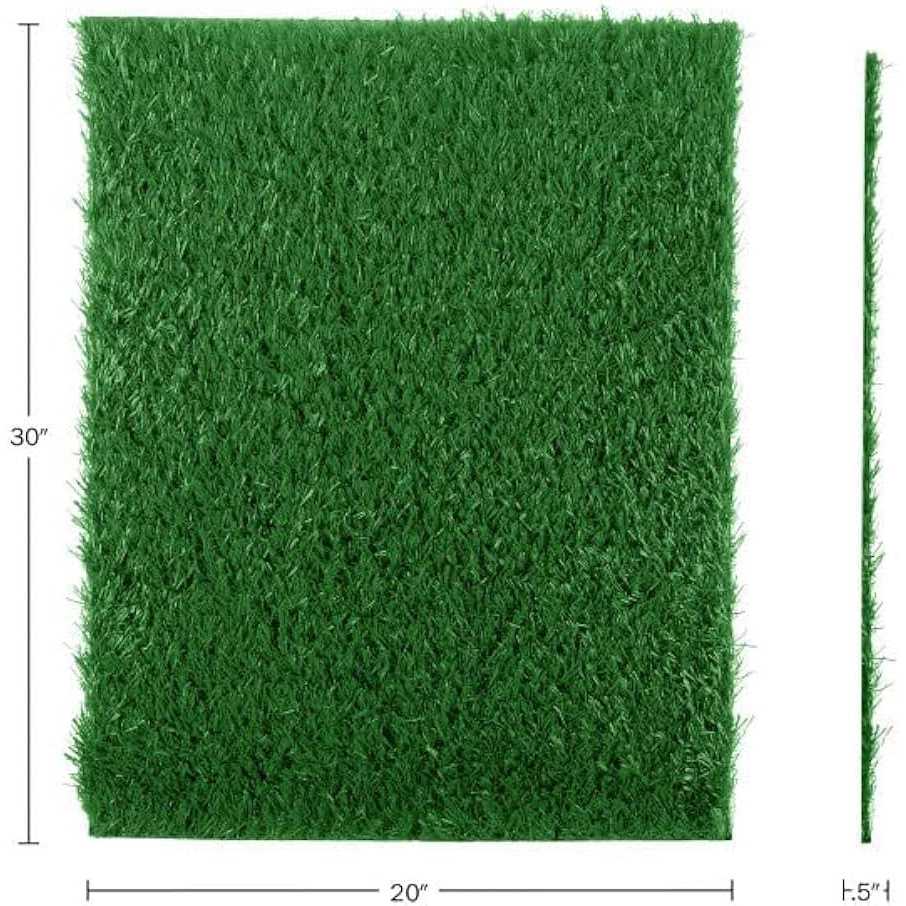 Alternative view of Petmaker Artificial Grass Puppy Dog Potty Pad with Tray