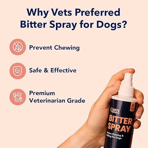 Alternative view of Vets Preferred Advanced Bitter Spray for Dogs