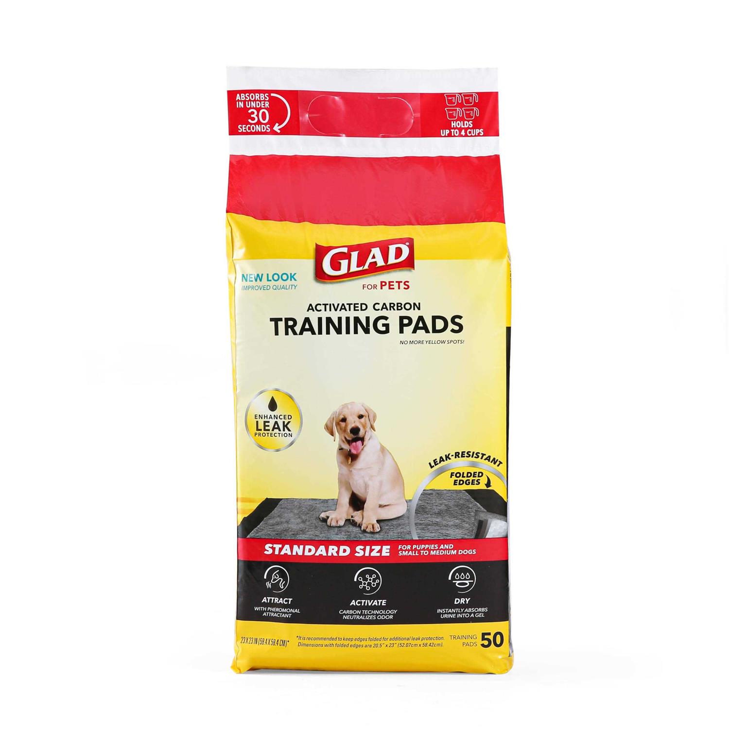 Glad for Pets Black Charcoal Puppy Pads