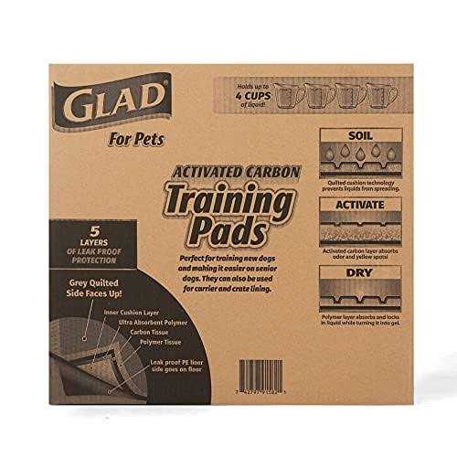 Alternative view of Glad for Pets Black Charcoal Puppy Pads