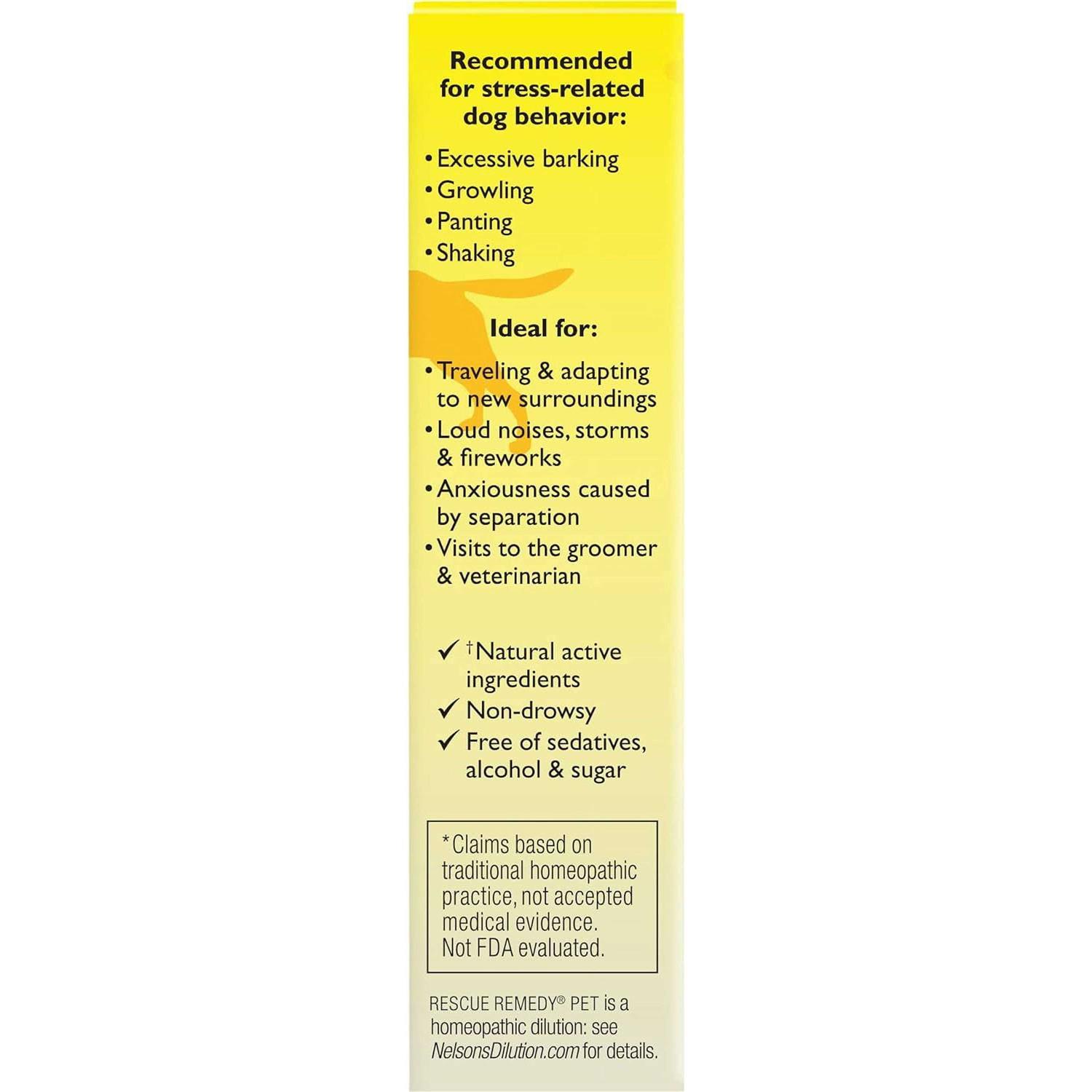 Alternative view of Bach Rescue Remedy PET Natural Calming Drops