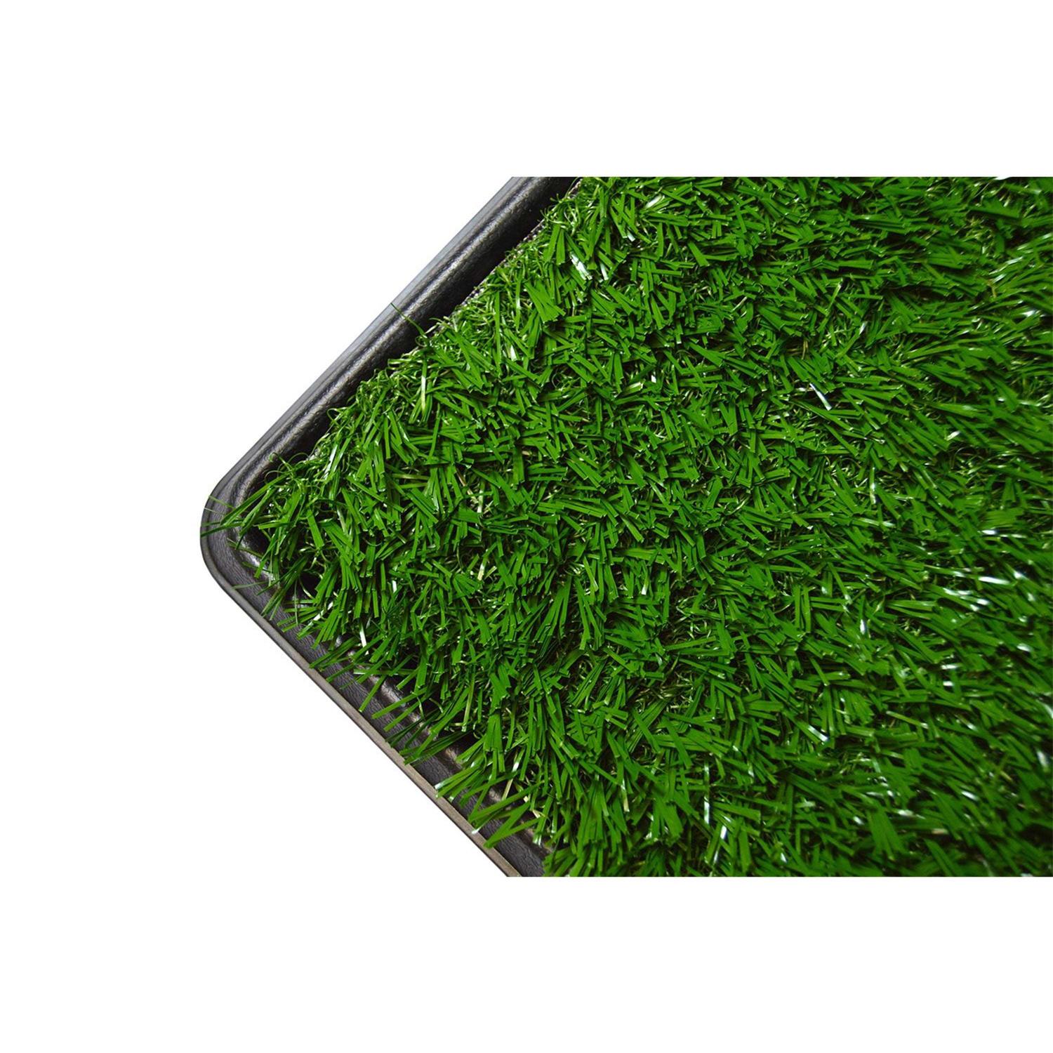 Alternative view of Downtown Pet Supply Dog Grass Pad with Tray, 20 x