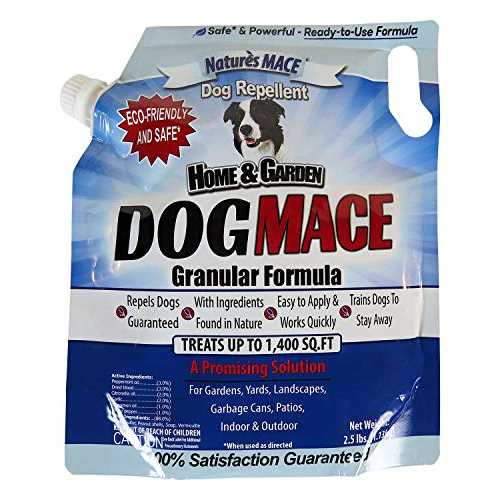 Nature's MACE Granular Dog Repellents | Stops Dogs from Digging in Yard, Lawn, and Grass. Safe for Pets and Plants | Anti-Dig Dog Deterrent, 2.5 lb