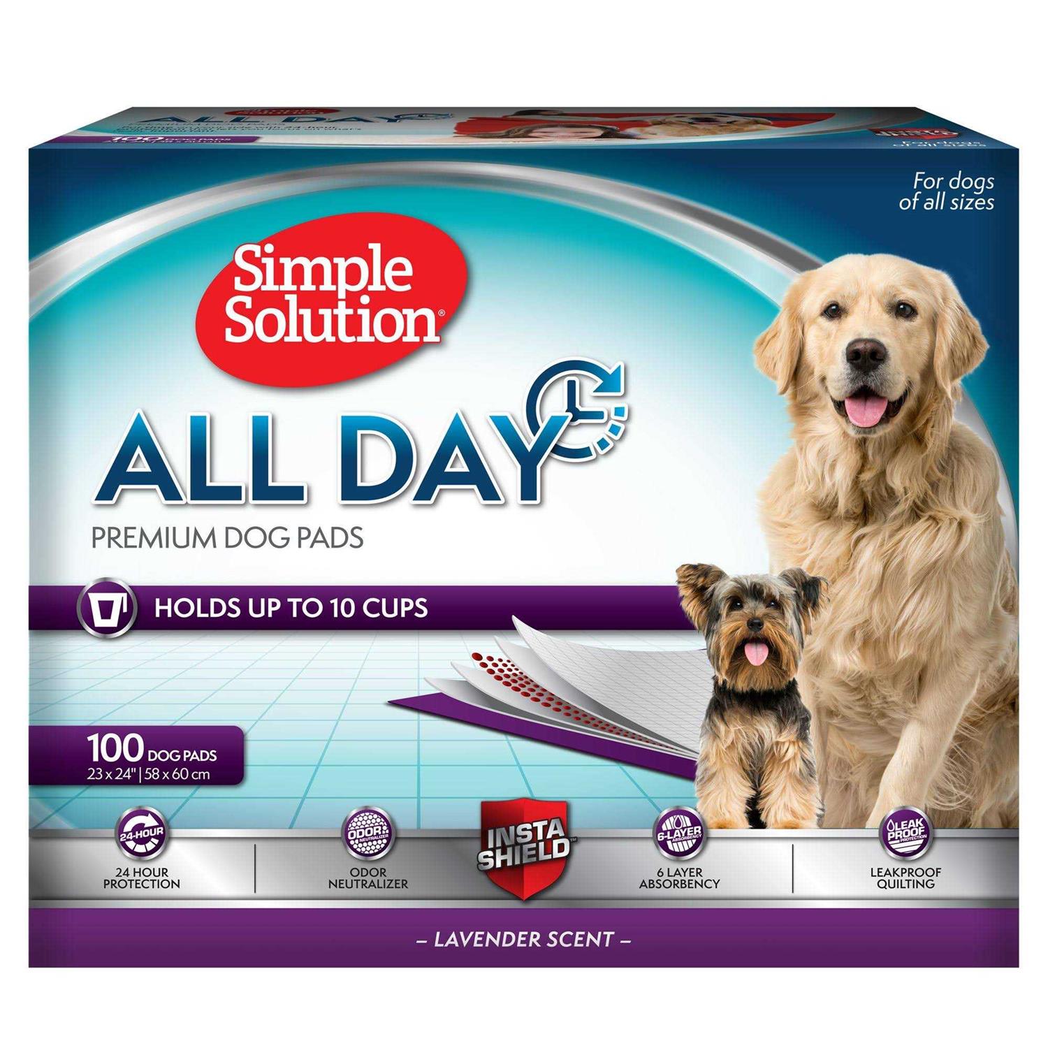 Simple Solution 6-Layer All Day Premium Dog Pads