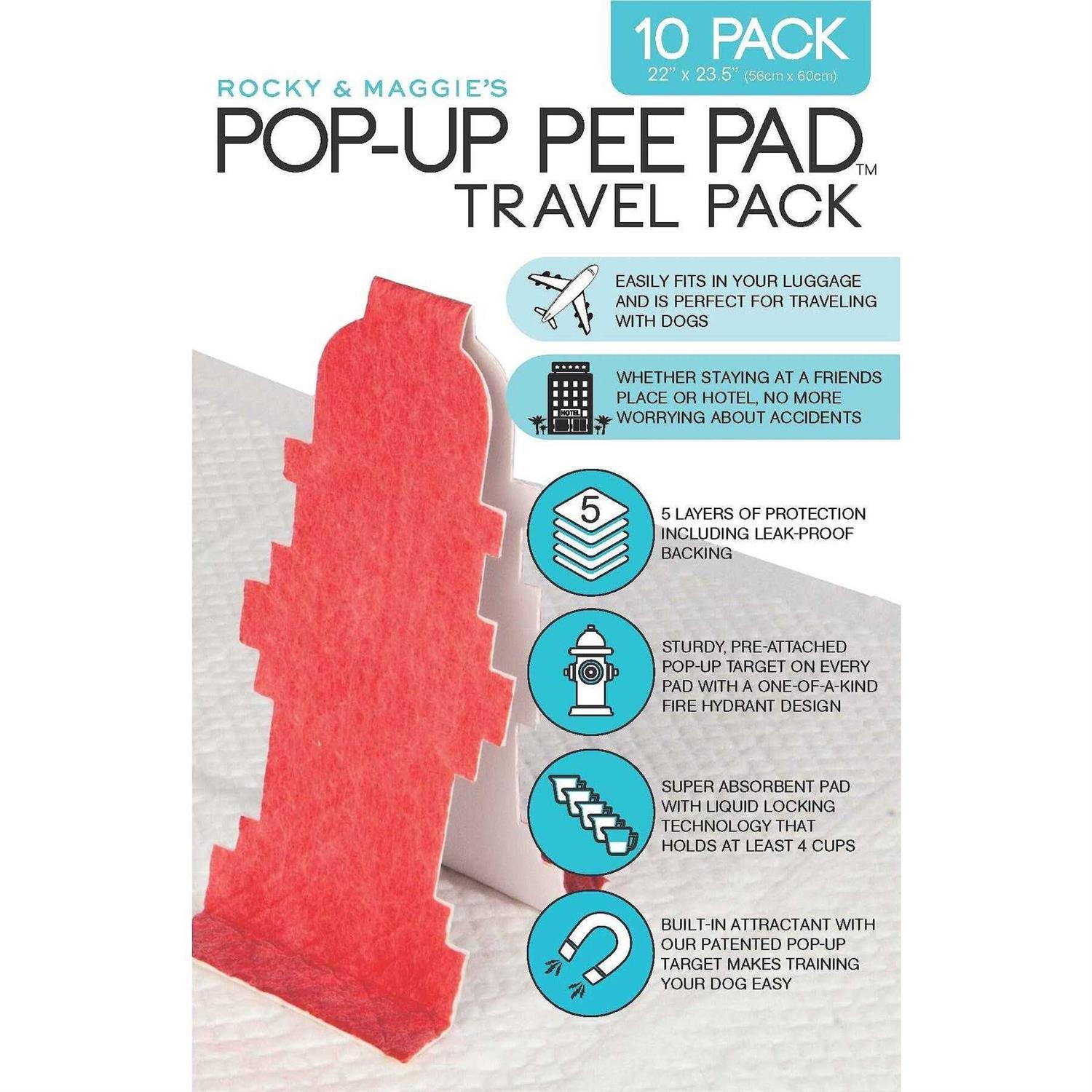 Rocky and Maggie's Pop-Up Pee Pad for Dogs