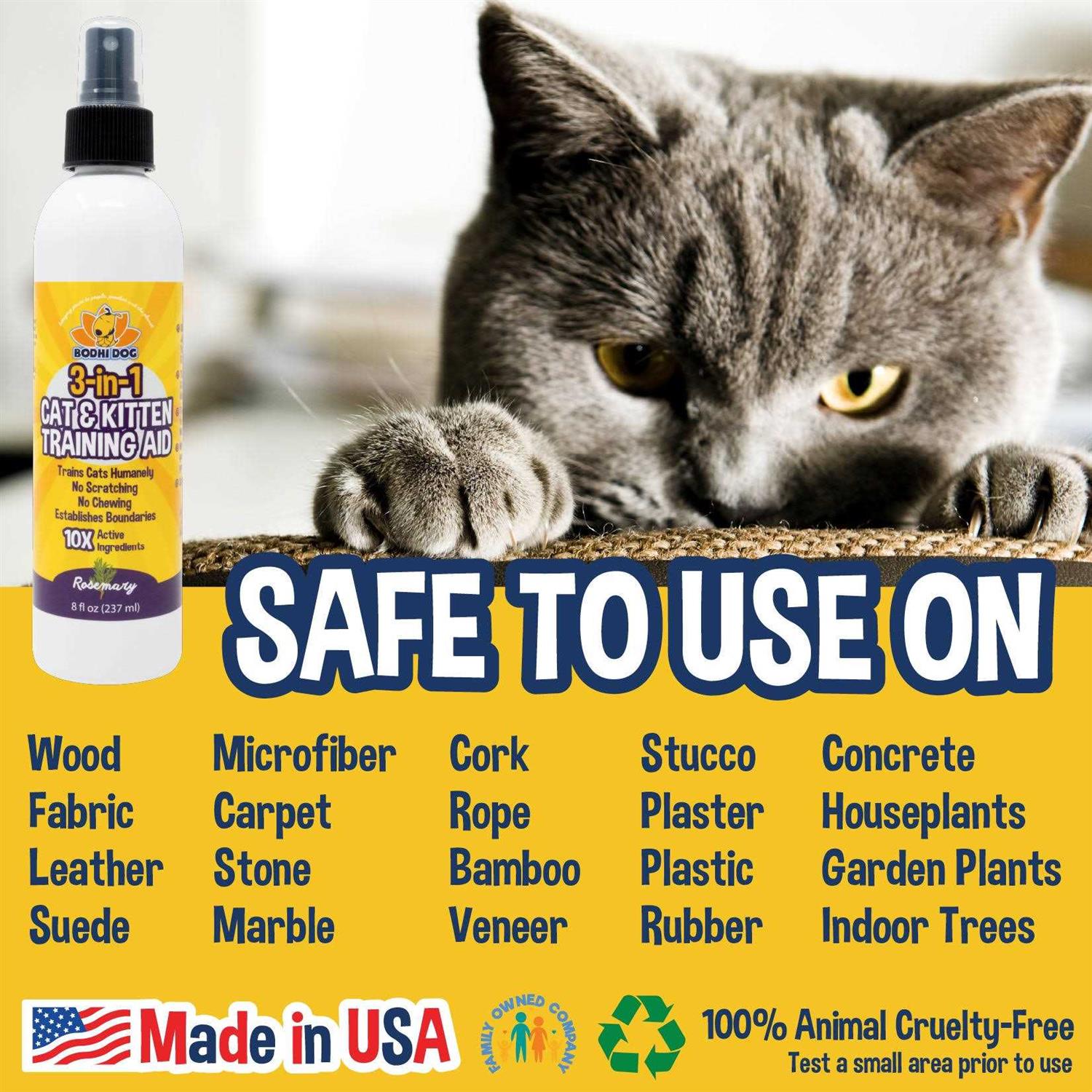 Alternative view of Bodhi Dog 3-in-1 Cat & Kitten Training Aid Cat Deterrent Spray for Indoor and Outdoor Use