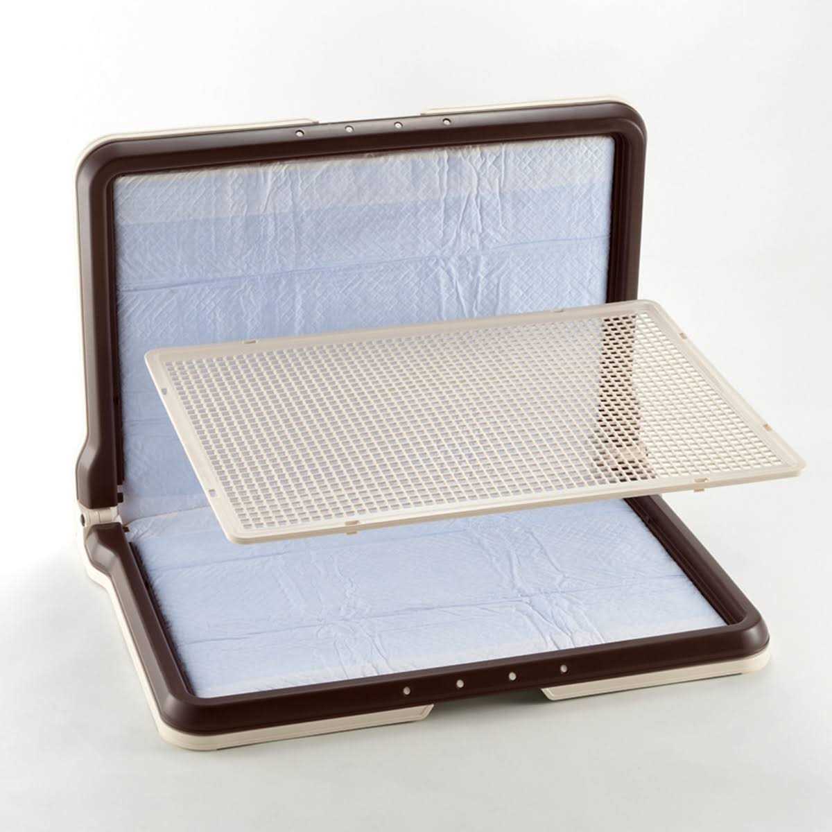 Alternative view of Richell PAW Trax High Wall Potty Pad Tray