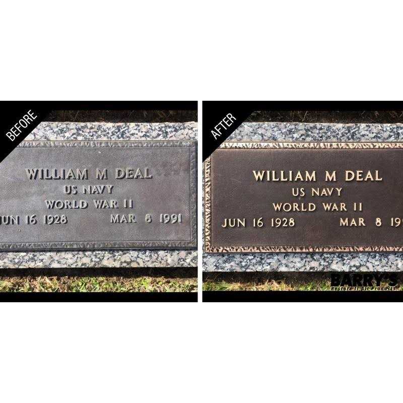 Alternative view of Barry's Restore It All Products Cemetery Marker Care System