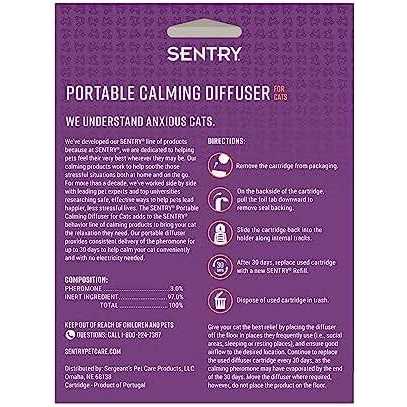 Alternative view of Sentry Behavior Portable Calming Diffuser for Cats, Reduces Stress and Bad Behavior with Calming Pheromones
