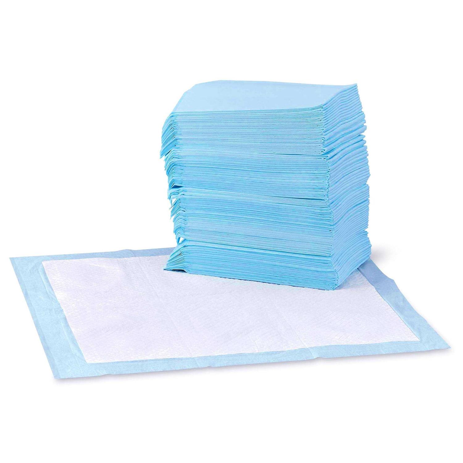 Amazon Basics Dog and Puppy Pee Pads with 5-Layer Leak-Proof Design and Quick-Dry Surface for Potty Training