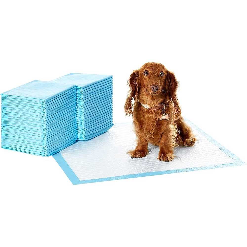 Alternative view of Amazon Basics Dog and Puppy Pee Pads with 5-Layer Leak-Proof Design and Quick-Dry Surface for Potty Training