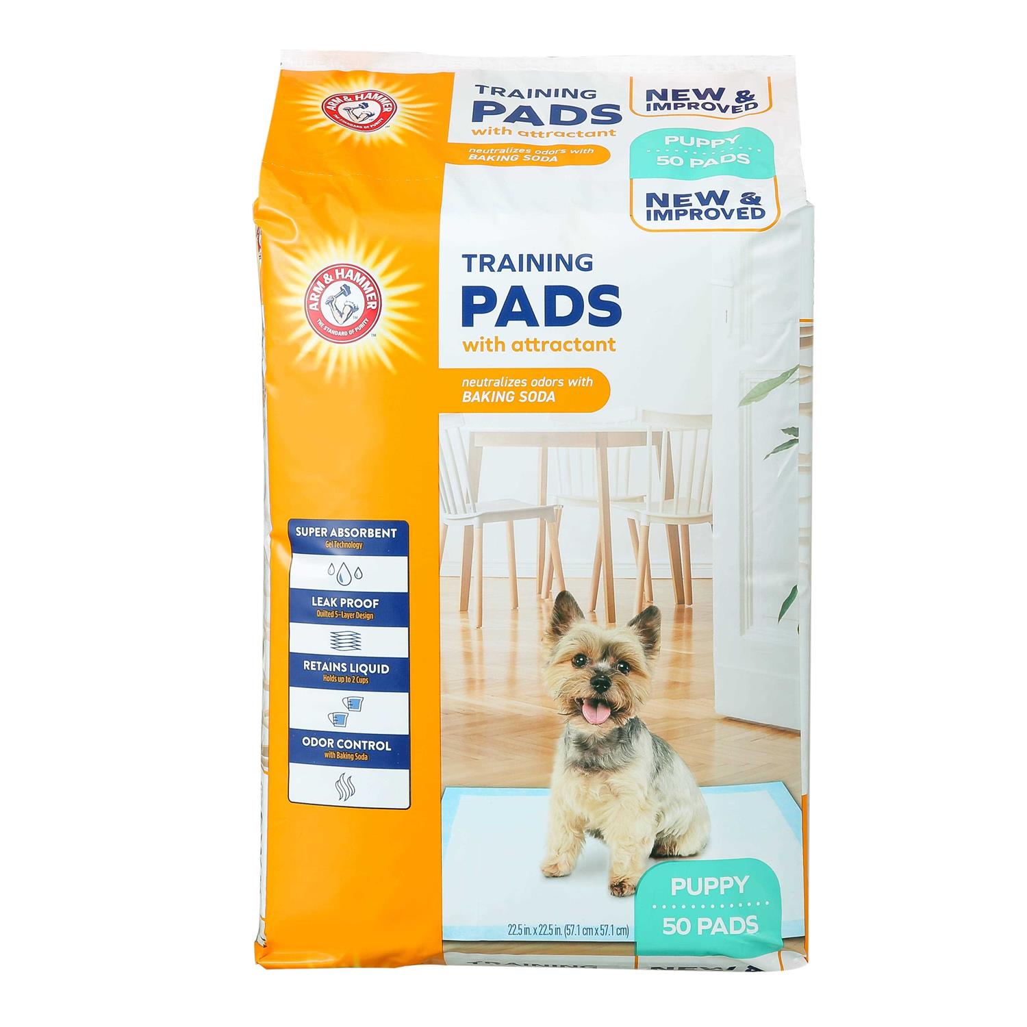 Arm & Hammer Dogs Puppy Training Pads with Attractant