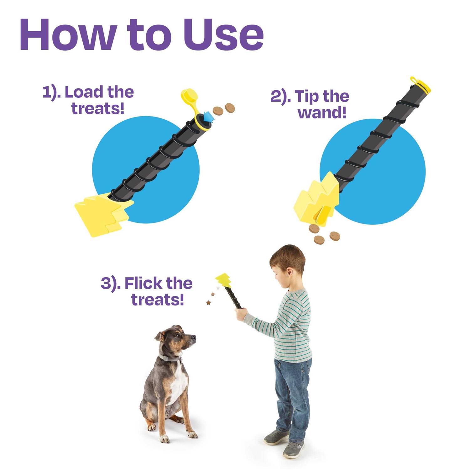 Alternative view of Brightkins Magic Wand Treat Dispenser Bolt