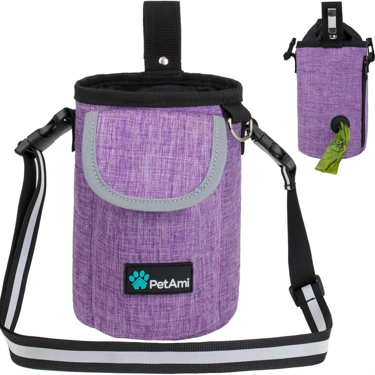 PetAmi Dog Treat Pouch Large Pet Training Treat Pouch with Pocket