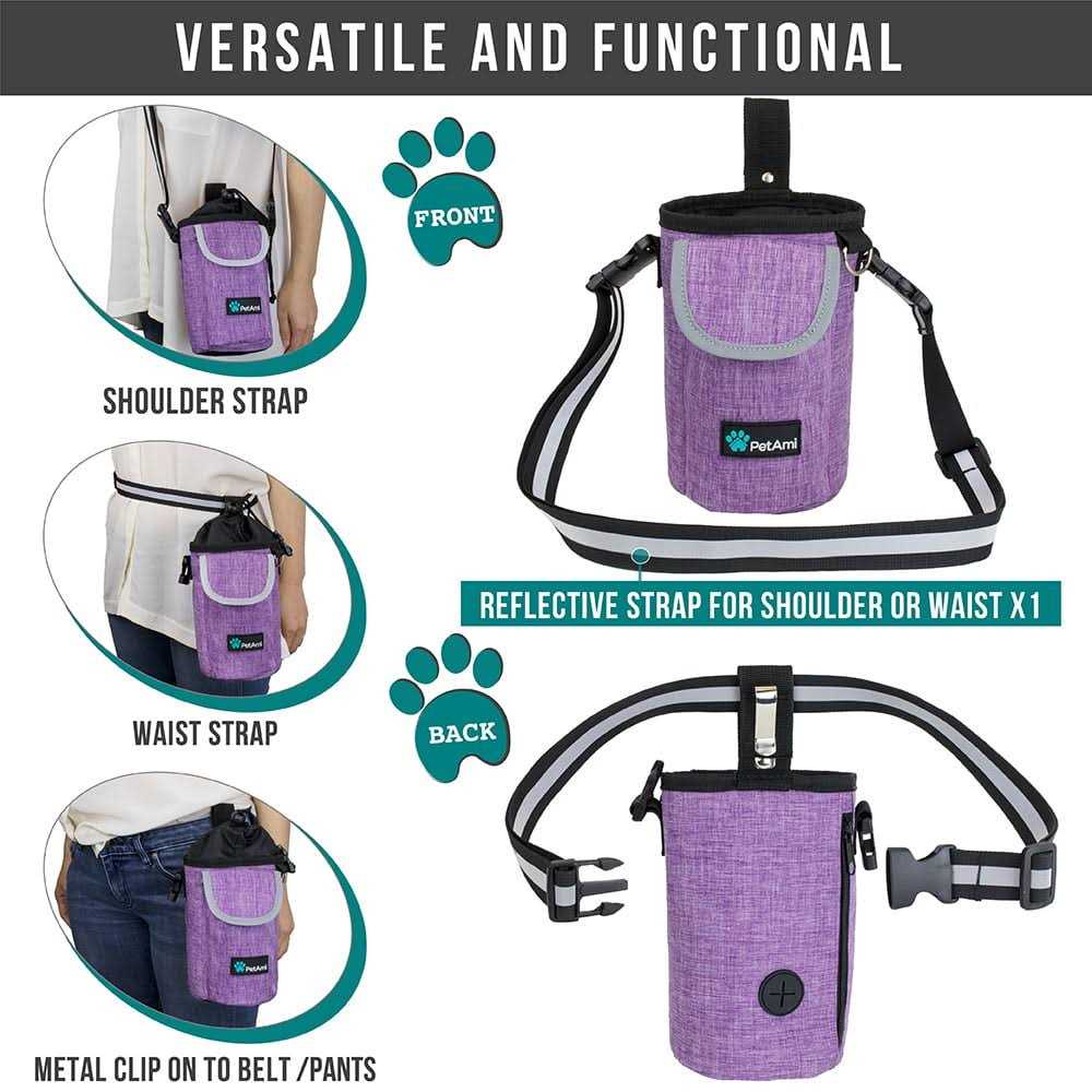 Alternative view of PetAmi Dog Treat Pouch Large Pet Training Treat Pouch with Pocket